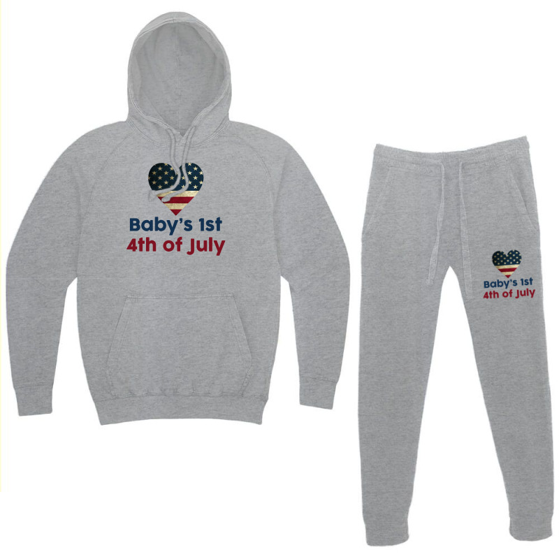 Baby's 1st 4th Of July Hoodie & Jogger Set | Artistshot