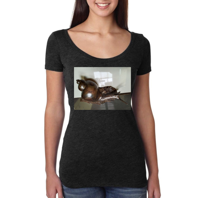 Snail Art Women's Triblend Scoop T-shirt by argo | Artistshot