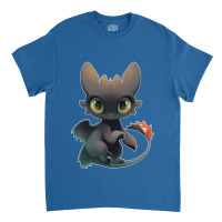 Night Toothless Red Tail Cute Classic T-shirt | Artistshot