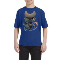 Night Toothless Red Tail Cute Youth Tee | Artistshot