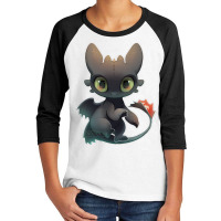 Night Toothless Red Tail Cute Youth 3/4 Sleeve | Artistshot