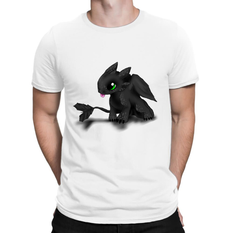 Mini Toothless Black Fury T-shirt | Artistshot