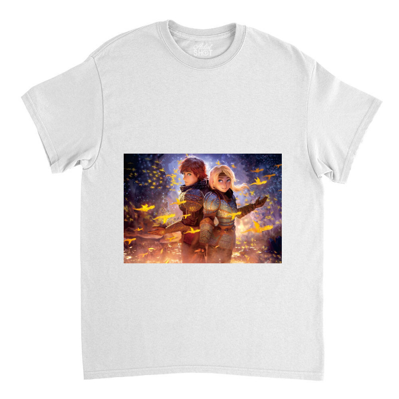 Two True Love Hiccup And Astrid Classic T-shirt | Artistshot