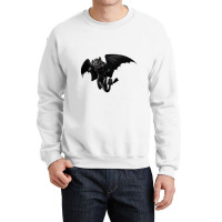 Angry Toothless Dragon Crewneck Sweatshirt | Artistshot