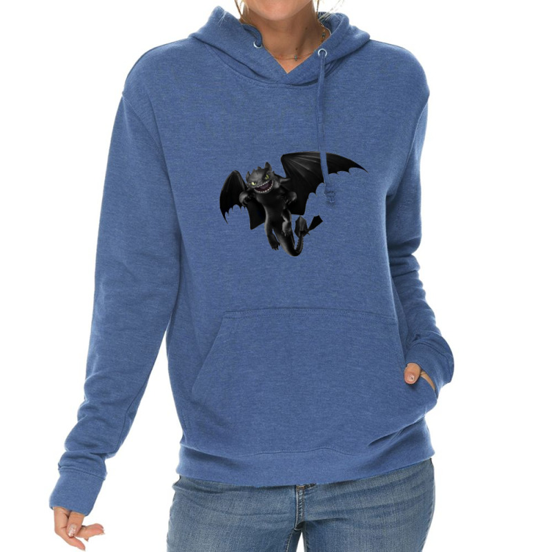 Angry Toothless Dragon Lightweight Hoodie | Artistshot