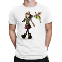 Astrid And Green Dragon T-shirt | Artistshot