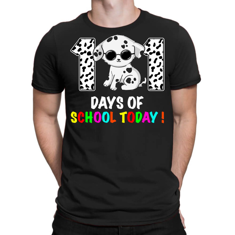 101 Days Of School Cute Dal.matian Leopard For Boys Kids T-shirt | Artistshot