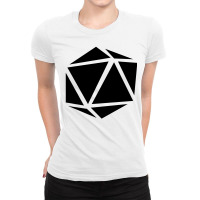 Icosahedron Ladies Fitted T-shirt | Artistshot