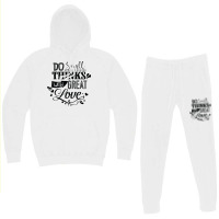 Do Small With Great Love Hoodie & Jogger Set | Artistshot