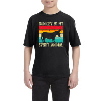 Donkey Farmer Vintage Retro Donkey Is My Spirit Animal Youth Tee | Artistshot