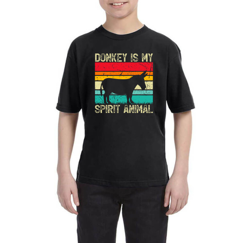 Donkey Farmer Vintage Retro Donkey Is My Spirit Animal Youth Tee by labilsekali | Artistshot