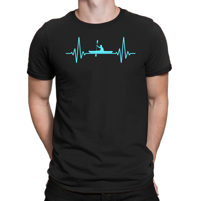 Kayak Heartbeat | Adventure Kayaking T-shirt | Artistshot