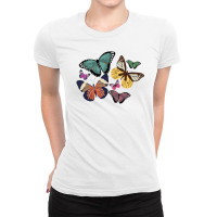 Butterfly Ladies Fitted T-shirt | Artistshot