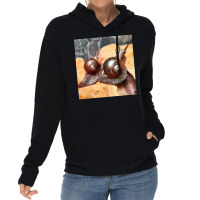 Snail Art Lightweight Hoodie | Artistshot