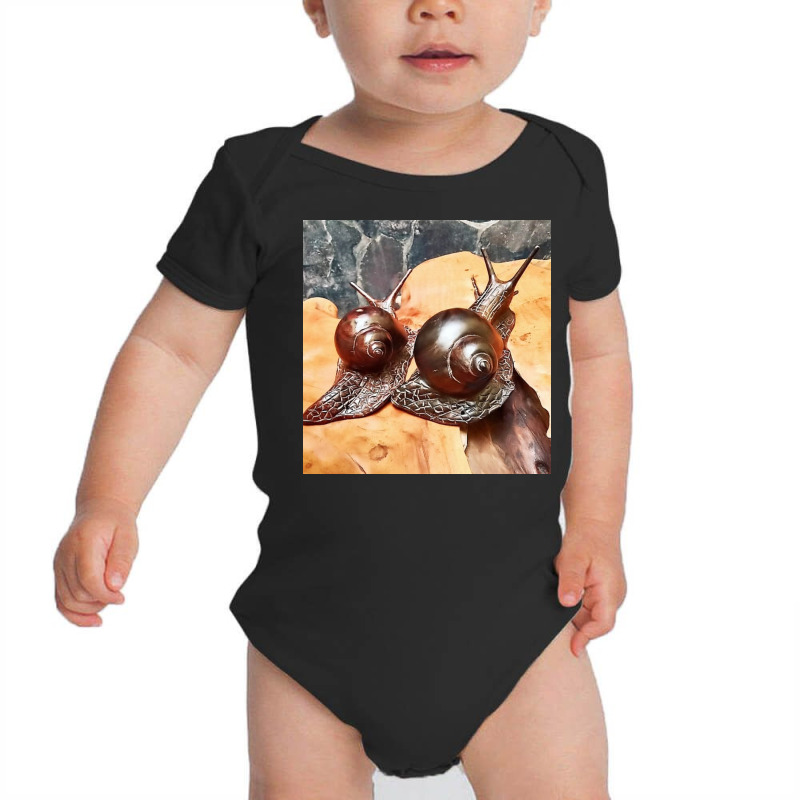 Snail Art Baby Bodysuit by argo | Artistshot