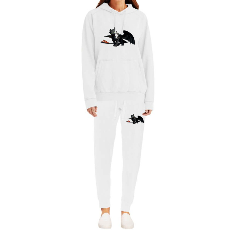 Dragon Toothless Red Tail Hoodie & Jogger Set | Artistshot