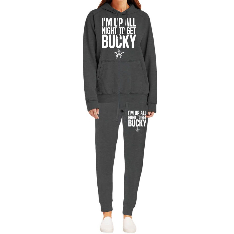 I'm Up All Night To Get Bucky Hoodie & Jogger Set | Artistshot