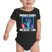 Marker Search Mode On  X Ray Radiologist Radiology T Shirt Baby Bodysuit | Artistshot