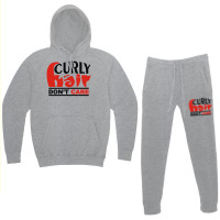 Curly Hair Don't Care Hoodie & Jogger Set | Artistshot