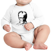 Atatürk Long Sleeve Baby Bodysuit | Artistshot