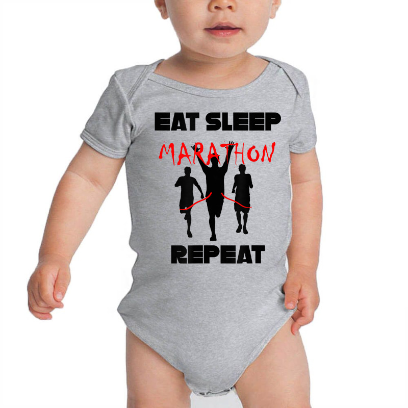 Mens Funny Sport Quote, Marathon13.1 Miles T Shirt Baby Bodysuit by ranmarbunathoo90 | Artistshot