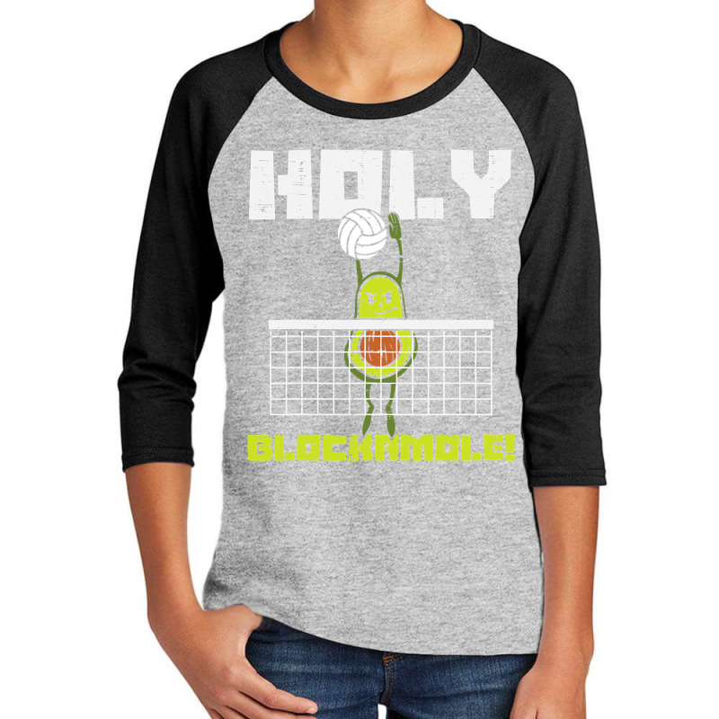 Holy Blockamole Avocado Volleyball Player Blocker Men Women T Shirt Youth 3/4 Sleeve by longduong89 | Artistshot