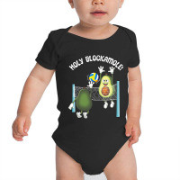 Holy Blockamole! Guacamole Player Blocker Volleyball T Shirt Baby Bodysuit | Artistshot