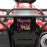 Planners Gonna  Plan Atv License Plate | Artistshot