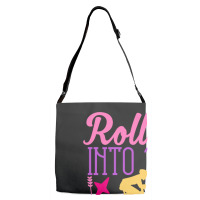 Rollin  Into 1st Grade Adjustable Strap Totes | Artistshot