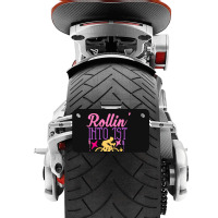 Rollin  Into 1st Grade Motorcycle License Plate | Artistshot