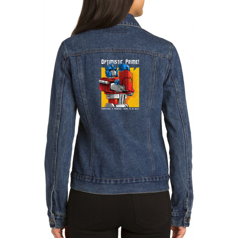 Optimistic Ladies Denim Jacket | Artistshot