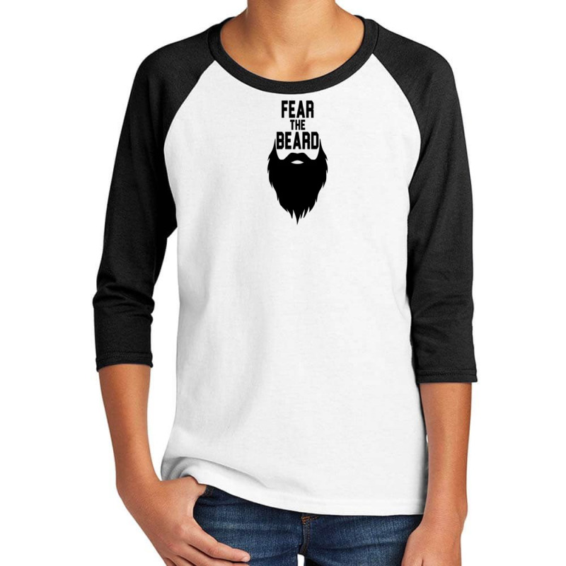 Fear The Beard Youth 3/4 Sleeve | Artistshot