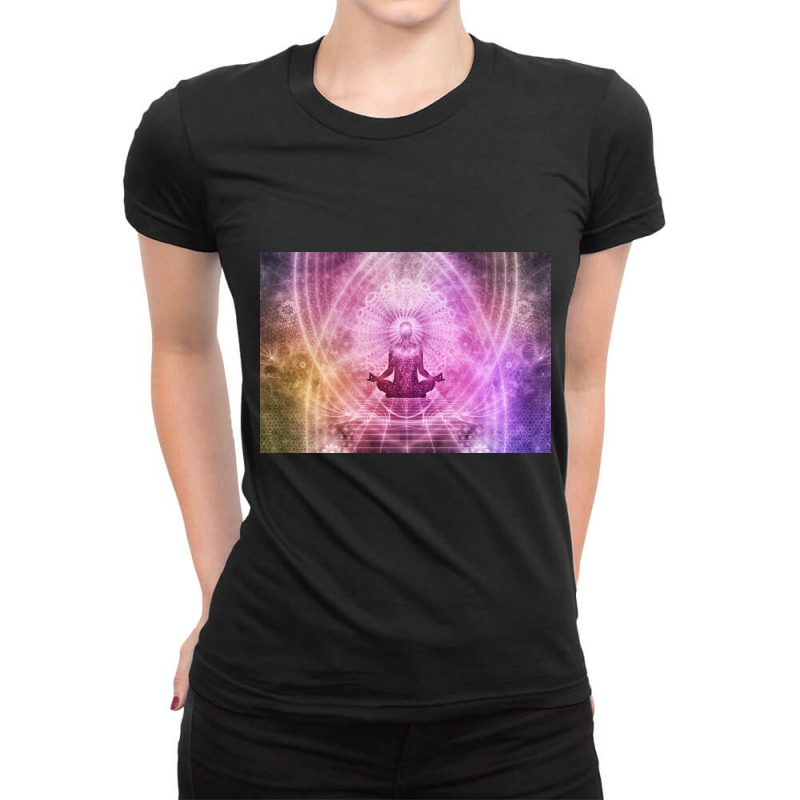 Meditation 1384758 Ladies Fitted T-Shirt by Collectiontash | Artistshot