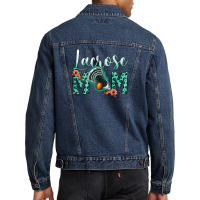 Leopard Lacrose Mom Men Denim Jacket | Artistshot