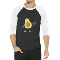 Vegan T  Shirt Avo Cardio Gift Plants Vegan Saying T  Shirt 3/4 Sleeve Shirt | Artistshot