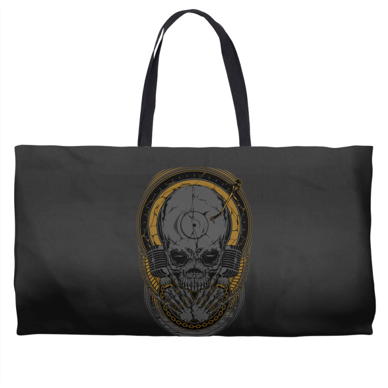 Metal Disk Jockey Weekender Totes | Artistshot