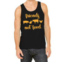 Vegan T  Shirt Friends Not Food Gift Plants Vegan Saying T  Shirt Tank Top | Artistshot