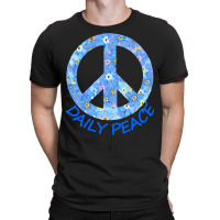 Yoga T  Shirt Forget Me Not Peace Symbol   Daily Peace T  Shirt T-shirt | Artistshot