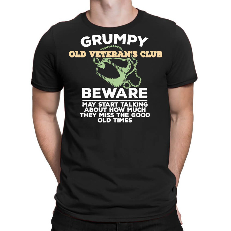 Veteran T  Shirt Veteran   Grumpy Old Veterans Club T  Shirt T-shirt | Artistshot