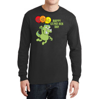 Patrick Day Flying Dinosaur With Balloon Long Sleeve Shirts | Artistshot