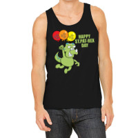 Patrick Day Flying Dinosaur With Balloon Tank Top | Artistshot