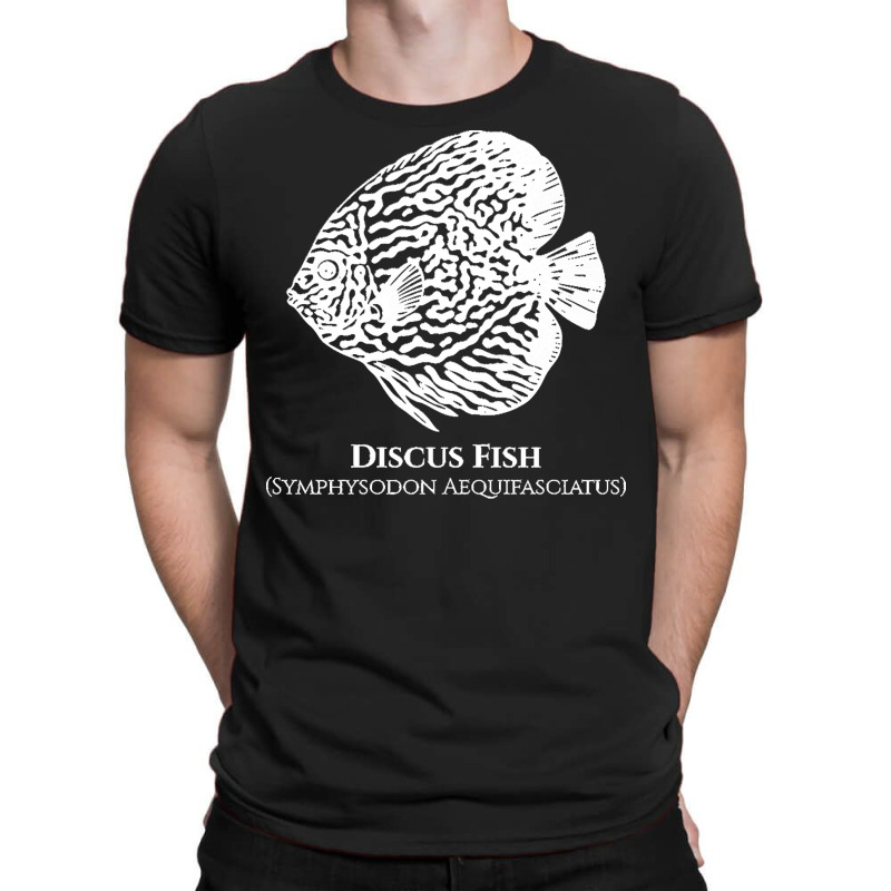 Discus Fish T  Shirt Discus Fish With Common And Latin Name   Aquarist T-shirt | Artistshot