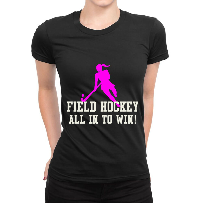 Girls Field Hockey For Kids And Adults Long Sleeve T Shirt Ladies Fitted T-shirt | Artistshot