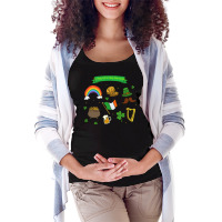 Leaf For St Patricks Day Maternity Scoop Neck T-shirt | Artistshot