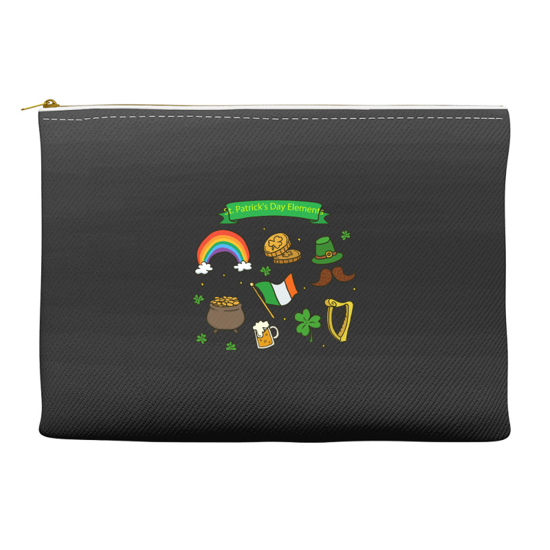 Leaf For St Patricks Day Accessory Pouches | Artistshot