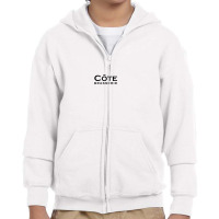 Côte Brasserie Youth Zipper Hoodie | Artistshot