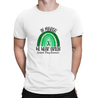 Rainbow In March We Wear Green Cerebral Palsy Awareness T-shirt | Artistshot