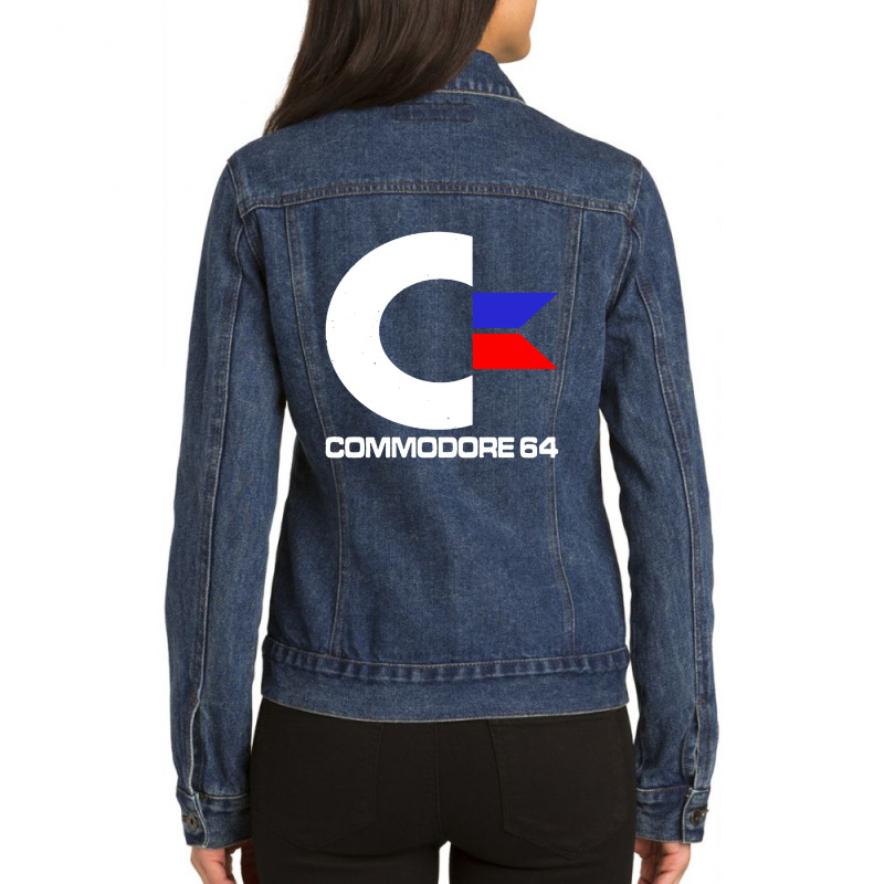 Commodore Ladies Denim Jacket by Camaro | Artistshot