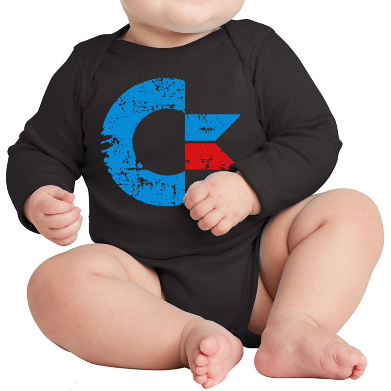 Commodore C Long Sleeve Baby Bodysuit by Camaro | Artistshot