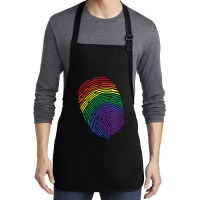 Lgbt Flag Fingerprint Proud Lgbt Pride Gifts Tee T Shirt Medium-length Apron | Artistshot